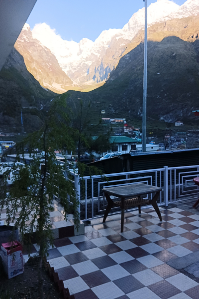 hermitage in the himalayas badrinath puri view